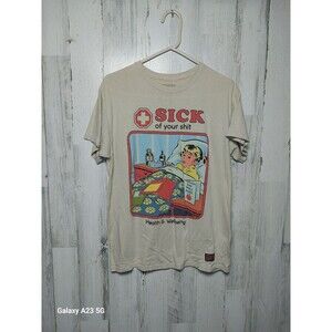 Steven Rhodes Sick Of Your S**t. T-shirt Size Medium